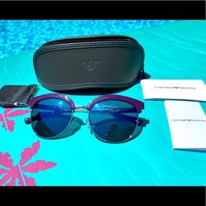 NEW EMPORIO ARMANI CAT-EYE SUNGLASSES